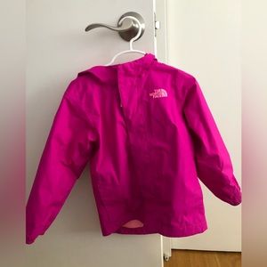 North Face rain coat